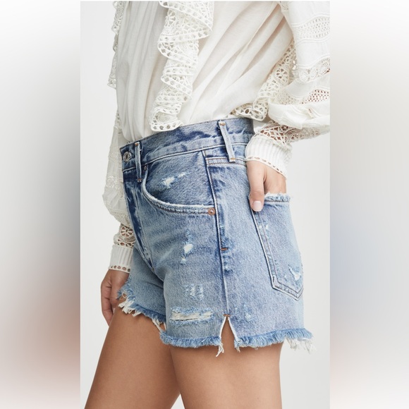 Agolde Jaden Shorts in Surreal Wash Sz 27 - Picture 3 of 6